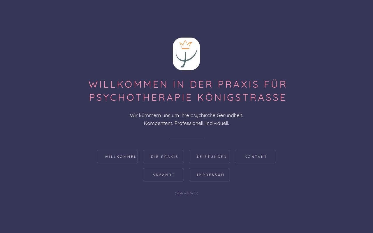 Praxis für Psychotherapie Königstraße